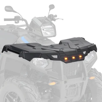 ATV Frente Rack de Armazenamento Cobrir Com Luzes de Led Preto Compatível com o Polaris Esportista 570 450 ETX Turnê 570 SP 570 2019-2021