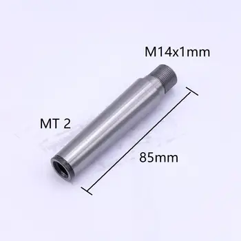 MT 2 MT2 M14x1mm M14 Eixo Comprimento do Eixo 85mm para Mini Torno Chuck Cartucho K01-65 K02-65 K02-50 K01-63B Torno de DIY