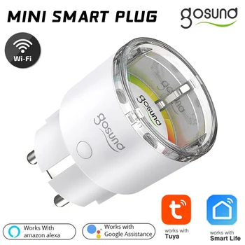 Gosund 10A wi-Fi Smart Plug Socket EP2 UE TUYA / Vida Inteligente Remoto de Temporização Interruptor de Controle de Voz Funciona Com Alexa Inicial do Google
