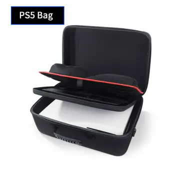 PS5 estojo de Viagem, Saco de Casca Dura Impermeável, à prova de Choque estojo de Proteção para o PS5 Disco/console Digital Viajar Saco