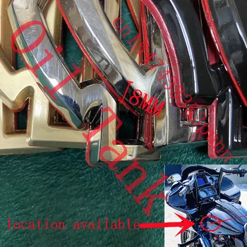 5D Metal adesivo emblema do Tanque de Óleo compatível Motocicleta adesivos de Escape de Moto Silenciador de Escape para a Dyna Street Bob Piloto XL 883