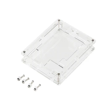 Uno R3 Caso Gabinete de Acrílico Transparente Caixa de Tampa transparente Compatível para o arduino UNO R3 Caso