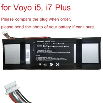 Nova Bateria para VOYO Vbook A1,I5 I7 Mais KS26,V3 e Pro,&Pentium Edição do PC da Tabuleta de Li-Po bateria Recarregável de Substituição De 7,4 V/7.6 V