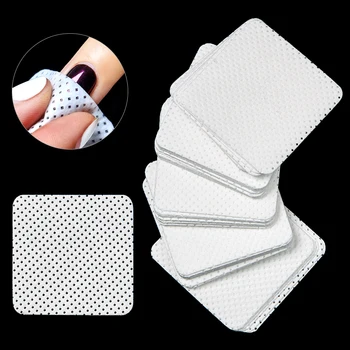 1 Pacote de toalhetes de Unha polonês Removedor de Panos de Algodão UV Gel polonês Removedor de Limpeza bloco de Papel Unhas polonês Limpeza de Ferramentas de Manicure