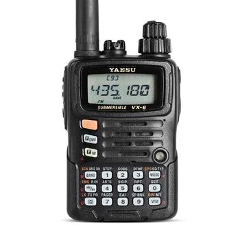 Yaesu VX-6R de dupla frequência impermeável de mão walkie-talkie auto-tour de condução fora de estrada exterior da mão estação