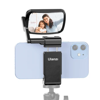 Ulanzi ST-30 Smartphone Periscópio Inverter da Tela do Espelho Vlog Selfie Suporte de Telefone de Suporte Universal para a Samsung, Huawei XiaoMi iPhone