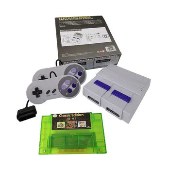16-bit Sistema de Entretenimento Compatível com Super Nintendo Jogos Vem com mais de 65 68 em 1 super jogos