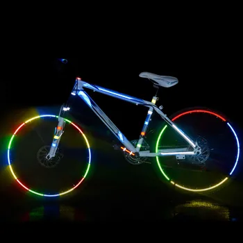 8M Moto Adesivos Refletivos Refletor de Bicicleta Tiras para andar de Bicicleta Capacete de Moto Scooter Noite de Segurança de Tráfego de Luz