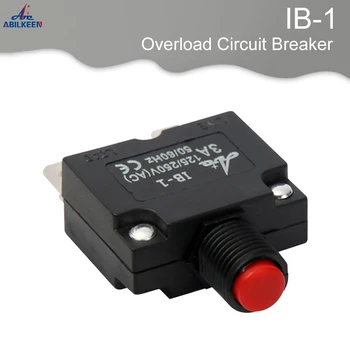 IBB/IB-1 12A Plástico de Proteção do Motor Interruptor Térmico de Sobrecarga de disjuntores