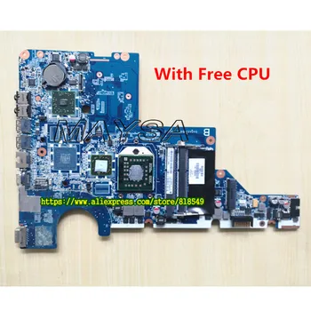 592809-001 placa-mãe DA0AX2MB6E1 REV: E Com Processador de Ajuste Para HP/ Compaq CQ62 G62 CQ42 G42 Notebook PC