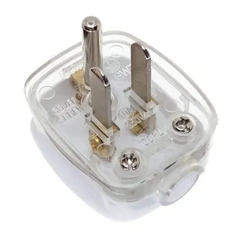 3-Pin DIY Rewireable Plugue de Alimentação AC100~250V 10A
