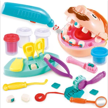 Médico Brinquedos Para As Crianças Brincar De Faz De Conta Brinquedo Dentista Verificar Dentes Modelo Definido Kit Médico Dramatização, Simulação Da Aprendizagem Precoce Brinquedos