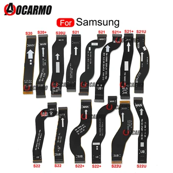 Para Samsung Galaxy S20 S21 S22 Ultra Plus S21FE S21+ placa-Mãe Conector do LCD Display Flex Cabo de Peças de Reposição