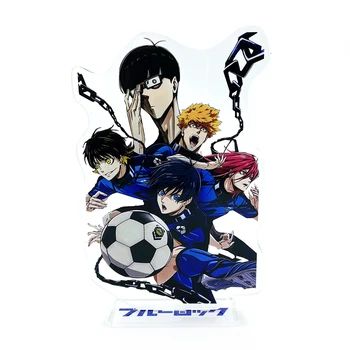 Bloqueio azul grupo Meguru Yoichi Hyouma Rensuke Jinpachi acrílico stand figura modelo de placa titular bolo topper anime