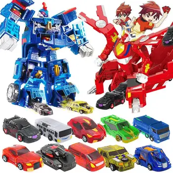 2022 Nova Viragem Mecard Mega Dragão Teryx Transformação de Caminhão Robô desenhos animados Anime Modelo de Carro de Brinquedo Arena de Batalha Veículo + 3 cartão