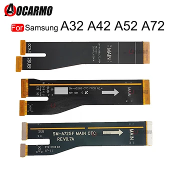Nova Placa Principal Placa-Mãe Conector Do Cabo Do Cabo Flexível Para Samsung Galaxy A42 A52 A72 A32 Reparação De Peças De Reposição