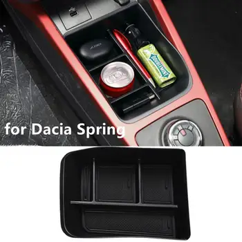 Carro Console Central Caixa de Armazenamento para Dacia Primavera apoio de Braço Central Bandeja porta-Copo Acessórios Organizador de Arrumação